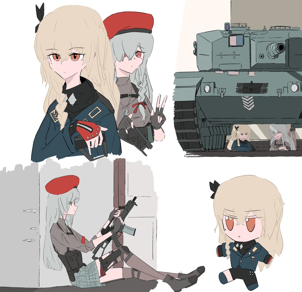 G36C 'n SP9 best frens 4life
#ドルフロ #소녀전선 #少女前线 #GirlsFrontline