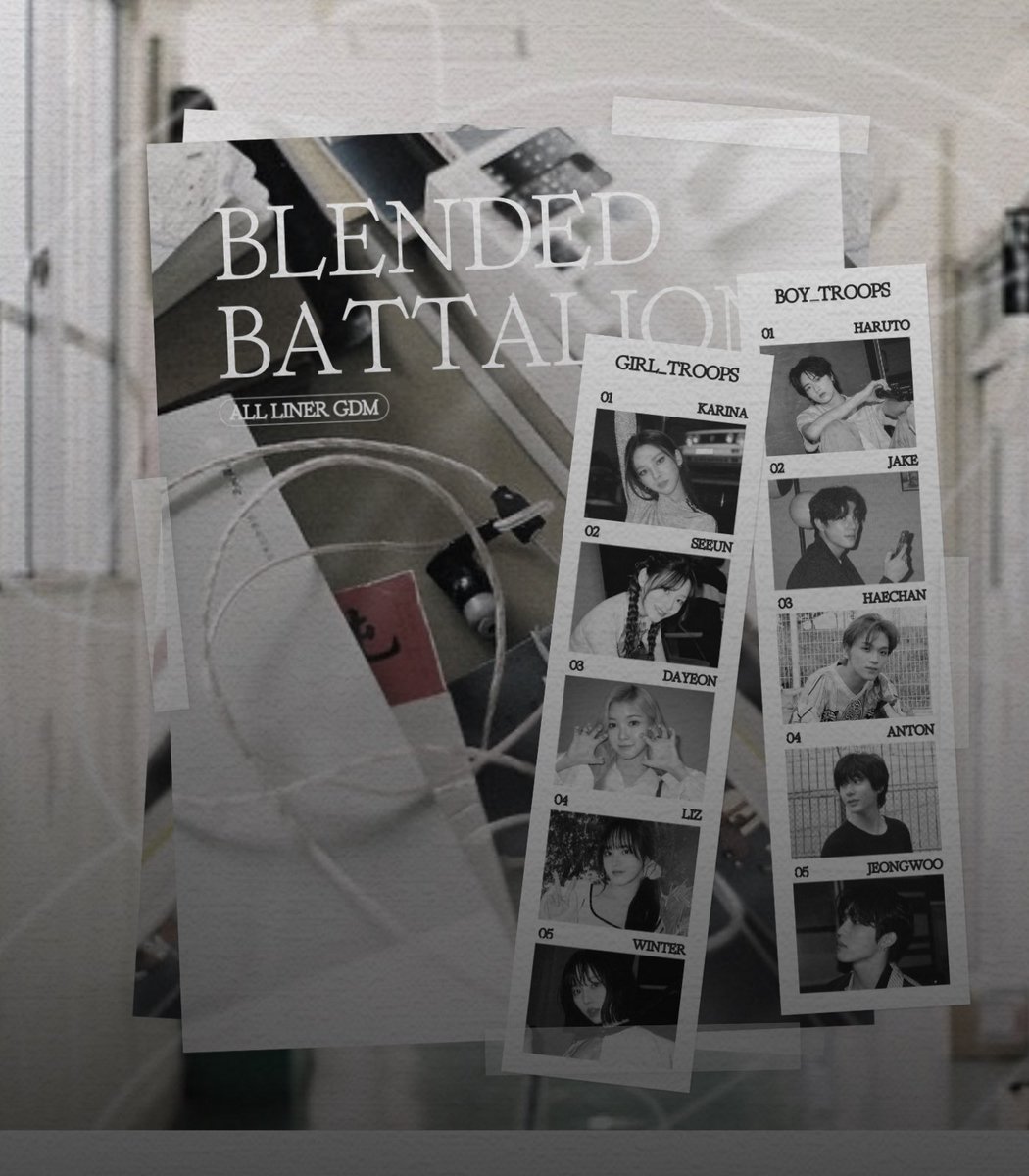 Hi, we're 𝐁𝐥𝐞𝐧𝐝𝐞𝐝 𝐁𝐚𝐭𝐭𝐚𝐥𝐢𝐨𝐧! We currently seeking fresh faces to join. Our doors are open to all, as this is for All liners GDM. Being active, loyal, and wielding a humorous wit that can tickle the funny bone, are the criteria. If you fit in, drop yourself below!