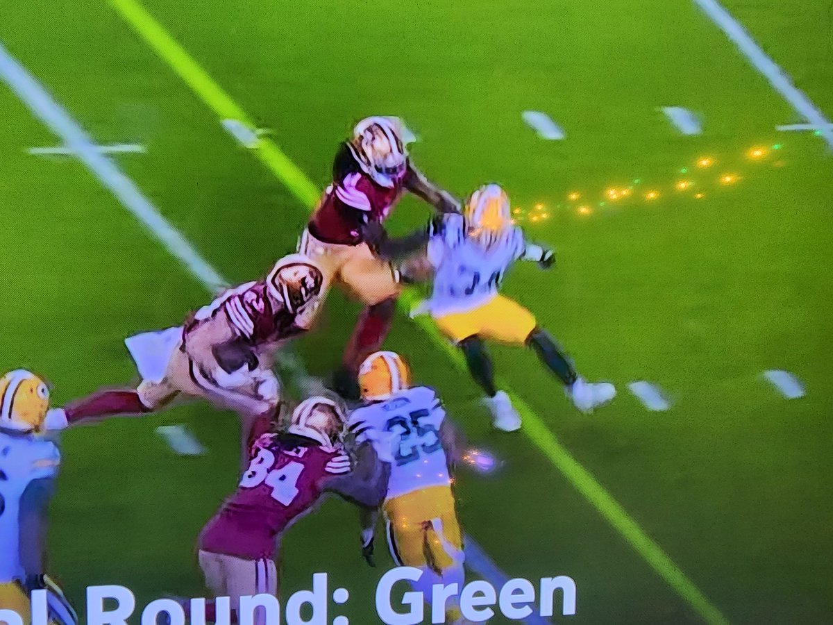 Imagine not calling this a block in the back......result touchdown 49ers
