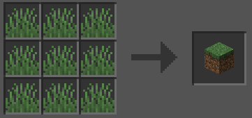 behold, a grass block