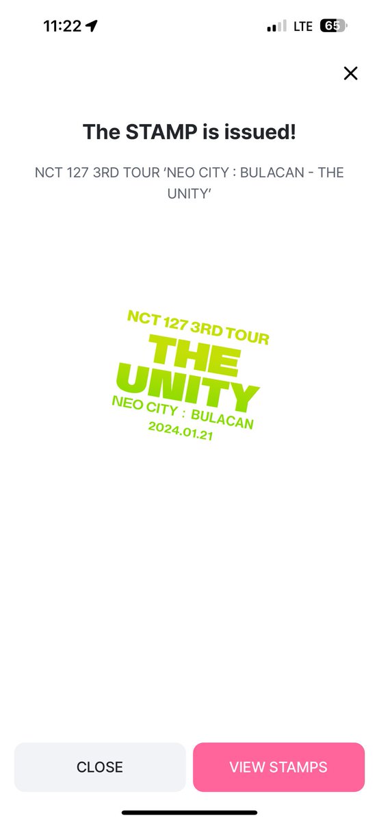 sheenderella_a's tweet photo. Stamp!
Solo congoer 
#NCT127_NEOCITY_THE_UNITY_in_BULACAN https://t.co/zVoQE9CrIk