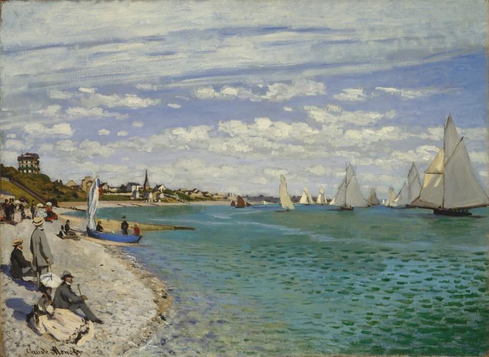 Claude MONET Regatta at Sainte-Adresse 1867 MET The Metropolitan Museum of Art, New York City