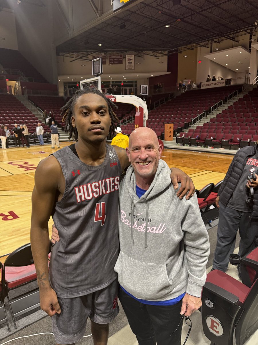 Always great to see former players at the next level!  Former Evans Knight and current Northeastern Huskie with a career high 22 points tonight vs Elon and gets the win!  One of the best to come through E Town!!   Very proud!