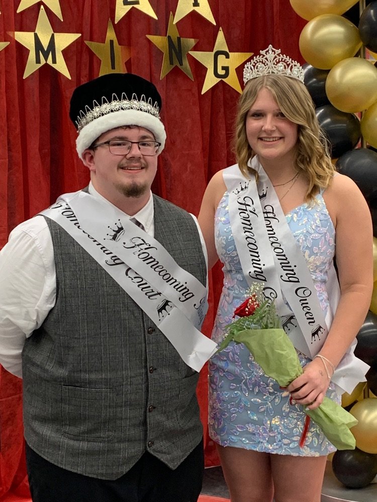 Congratulations to MCHS Homecoming Court Drew Canada, Rylan Nowack, Braden Johnson, TJ Pfeiffer, Karsyn Skaggs, Jenna Land, Lili Leon, Kailyn Thomas and King Ty Stevens and Queen Khloee Morris.