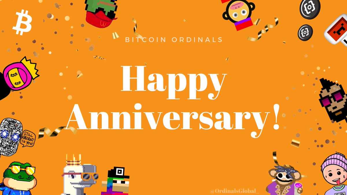 1 year ago <a href="/rodarmor/">Casey</a> launched Ordinals on Bitcoin mainnet 🟧🎉

Today:
🔸56M+ inscriptions
🔸$210M spent on fees 
🔸163M BRC-20 events 
🔸355K unique users 

Market Cap:
Inscriptions: $400M+
Rare &amp; Exotic Sats: $15.9B
BRC-20: $3,5B 

s/o to the team for making this possible.