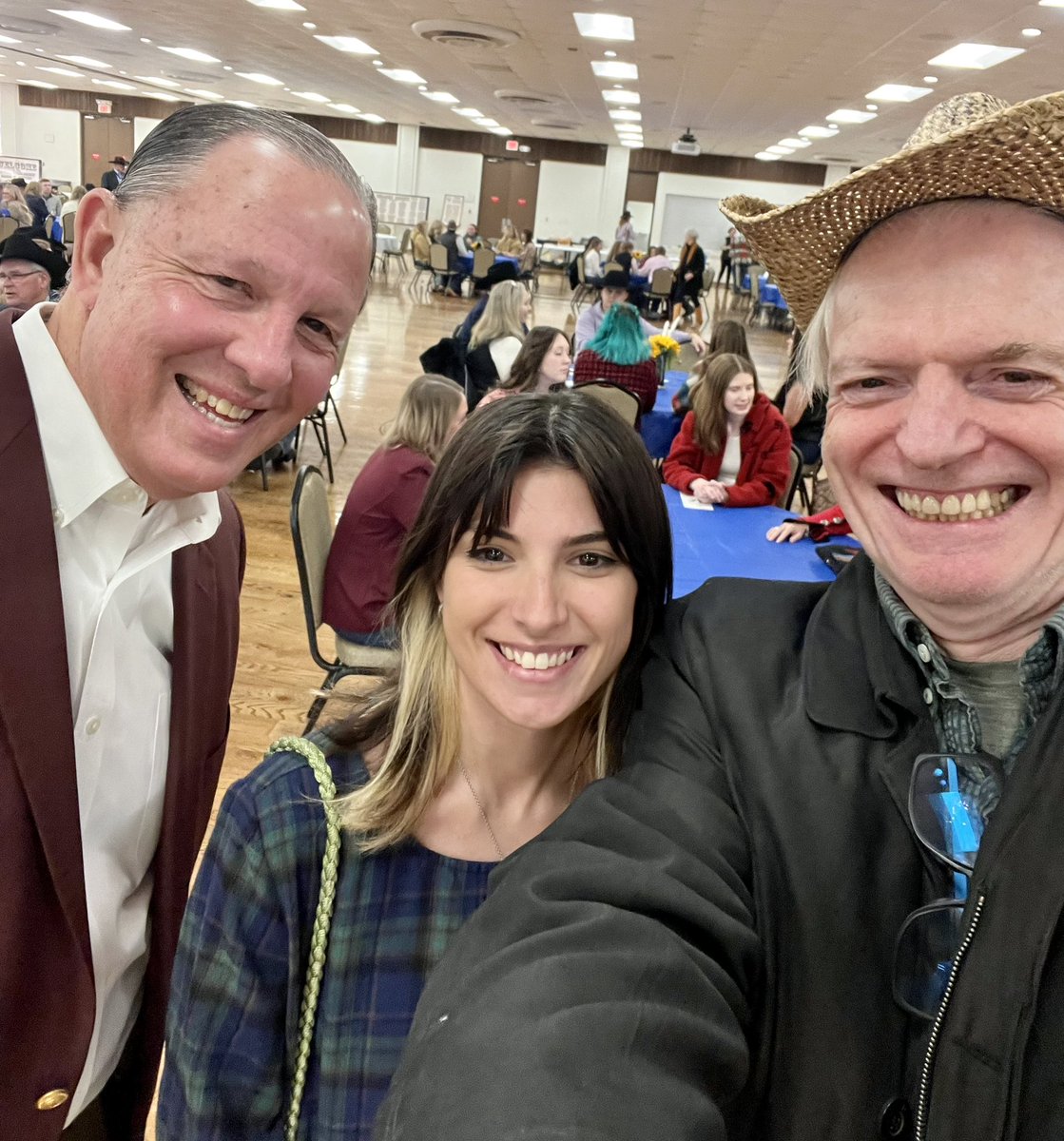 brianemking's tweet photo. Congratulations to our HMGT scholarship award winner Natalie Charlson! Thx to Houston Livestock Show & Rodeo for supporting Natalie’s studies & to the HLSR delegation for travelling up from Houston to the Brazos Valley to support today’s celebration! #hmgt #agrilife #tamu https://t.co/K1FfaiHHW0