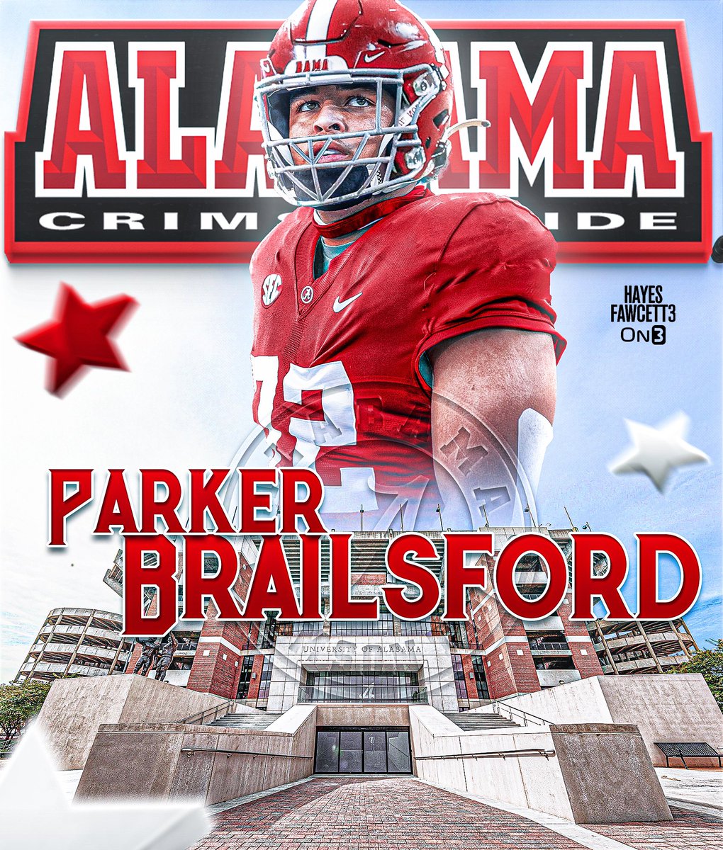 BREAKING: Former Washington OL Parker Brailsford has Committed to Alabama, he tells @on3sports

The No. 1 IOL in the Transfer Portal started all 15 games for the Huskies this season

Will have 3 years of eligibility remaining 

on3.com/news/former-wa…