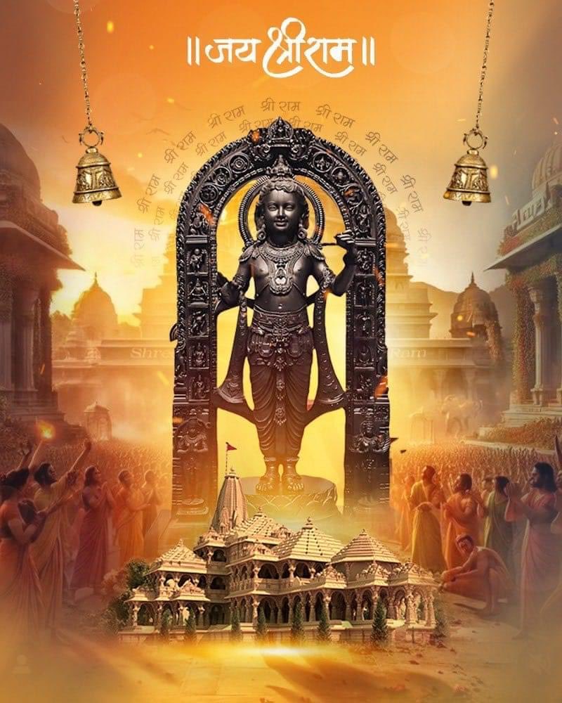 AapnoNagaur's tweet photo. सम्पूर्ण सृष्टि है तैयार,
शेष एक दिन का है इंतजार!
#RamMandirAyodhya
#shriram https://t.co/BUEVXG8clv