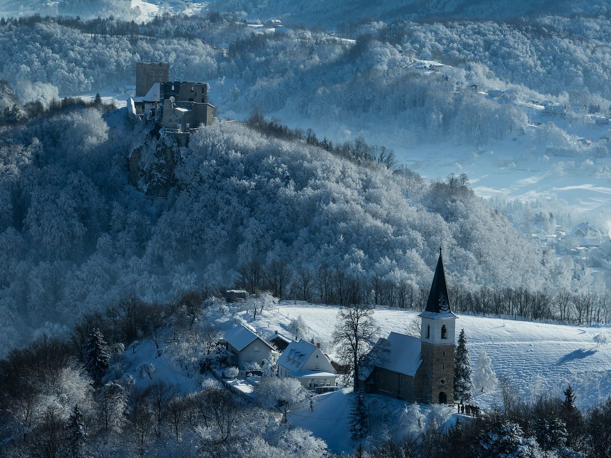 Sveti Miklavž in Stari grad nad Celjem