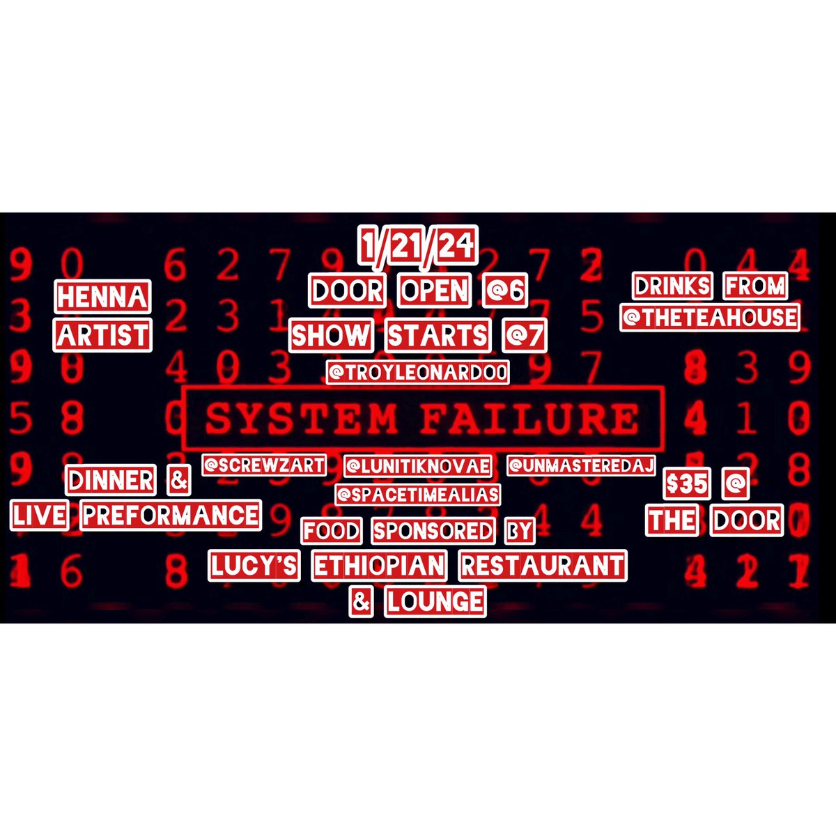 #SystemFailure 
🐇 
2morrow!