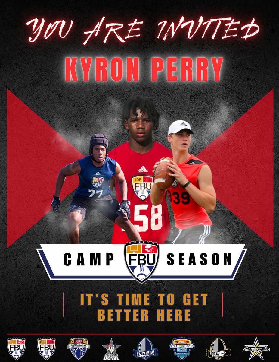KyronPerry's tweet image. Thank You For The Invite || @OC_BrettB @CollegeScoutFL @Coach_TokarzQB @TheUCReport @MikeBennett3610 @_UnderTheRadar_ @EscambiaFb @CallisLanden @quarterbackmag @247Sports @247recruiting @CoachBlack_QB @PrepRedzoneFL @uaallamerica @Rivals @RivalsFriedman @DemetricDWarren @LL7NV