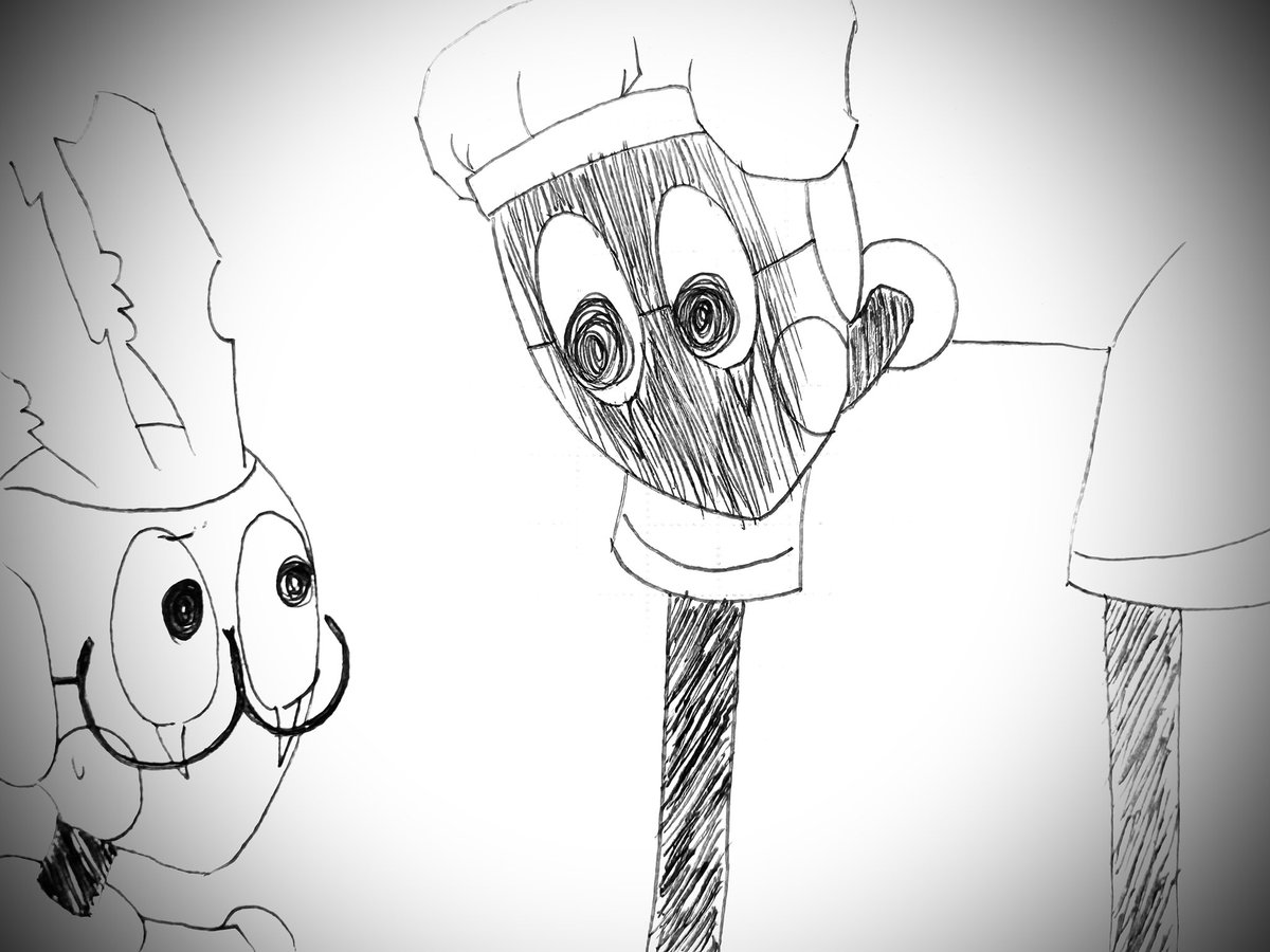 reon_hotep's tweet photo. #FNAF #fnaffanart #fnafhelpwanted2 #FNAFHW2 #HelpWanted2 #fnafsecuritybreach #fnafsb #FNAFRuin #staffbot #maskbot #cassiesdad
「1回シカ説明シナイカラ耳カッポジッテ聞ケヨ…」 https://t.co/DctKCNwzfZ