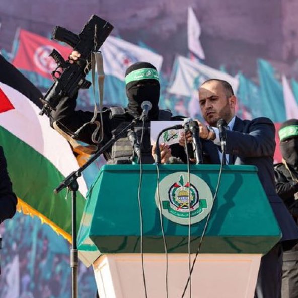 🚨🇵🇸🇾🇪 HAMAS OFFICIAL STATEMENT regarding HOUTHIS being labeled a TERRORIST ORGANIZATION: 

“In the name of Allah, the Most Gracious, the Most Merciful. 

In the Islamic Resistance Movement (Hamas), we condemn in the strongest terms Washington's re-listing of Ansarallah in Yemen