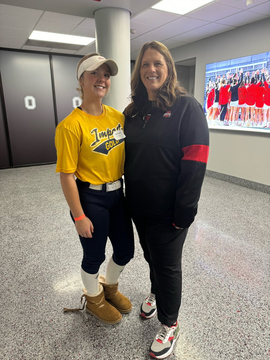 Thank you to all of the Ohio State Staff and Players, I had such a memorable weekend and learned so much. Every time I come here it is such an amazing experience. I look forward to visiting again. Go Buckeyessss!!!!!!😁😁<a href="/OhioStateSB/">Ohio State Softball</a>