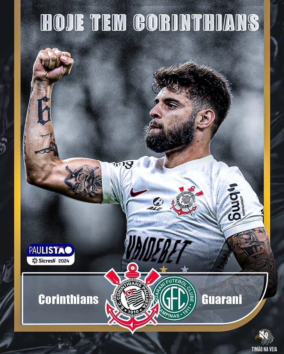 otimaonaveia's tweet photo. HOJE TEM CORINTHIANS! 🔥

⚽ Corinthians x Guarani 
🏆 Paulistão (1ª rodada)

⏰ 18h (horário de Brasília)
🏟 Neo Química Arena
📺 Record e Paulistão Play

🦅 VAI CORINTHIANS 
@vrg__design 

#corinthians #guarani #paulistao2024 #timaonaveia #vaicorinthians #sccp1910 https://t.co/F0QuqoTIRK