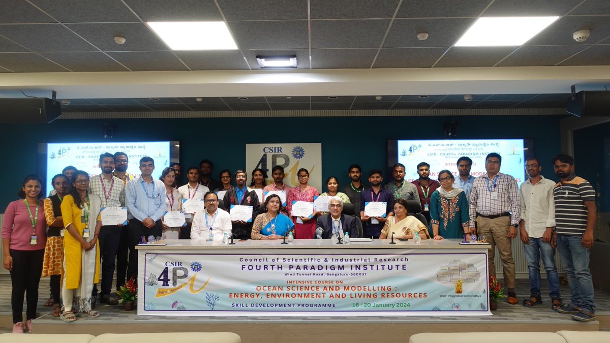 Conclusion of CSIR-4PI Intensive Course on Ocean Science &Modelling with keynote lectures by Director, IITM Pune; Prof Sengupta, IISc Bangalore. Feedback and Valedictory Sessions. @CsirSkill @CSIR_IND @iitmpune @iiscbangalore @nitrourkela