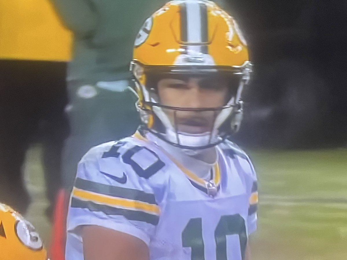 What a horrible throw to end the game. Safe to say Jordan Love isn’t ready to be a dude on the big field yet. #GoPackGo #GBvsSF