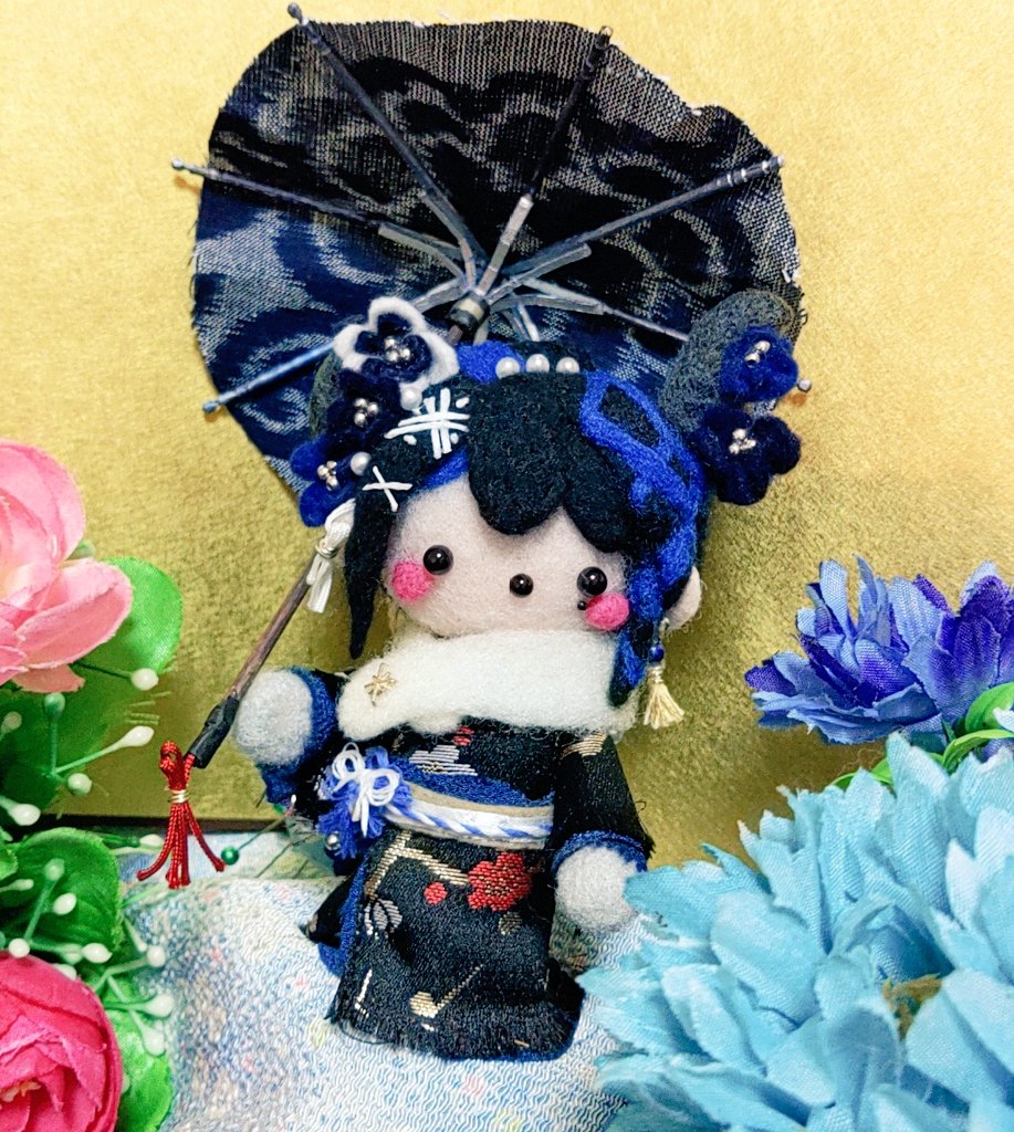 uranus_4921's tweet photo. (Handmade)
Kimono Nerisaa doll～♪

I would be very happy if I could at least feel the atmosphere～!!
#RavenCrafts https://t.co/ftNFL0ujOW
