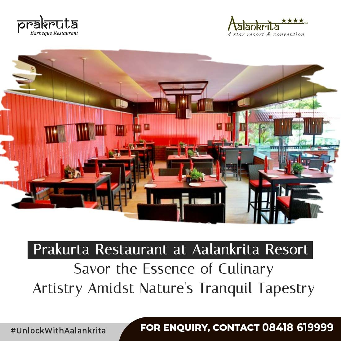 Indulge in the culinary delights at #PrakurtaRestaurant, nestled within the serene oasis of @AalankritaResort Immerse yourself in a symphony of flavors crafted with passion and precision. Experience a gastronomic journey that transcends boundaries, where each dish tells a story.