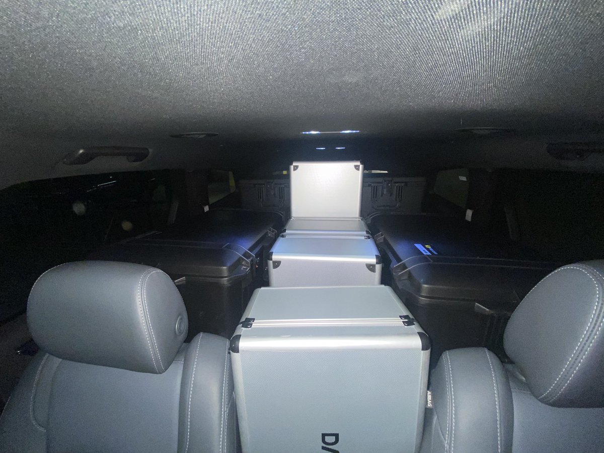 citizenCATE2024's tweet photo. Special delivery! We just drove 10 CATE observing stations from Boulder to San Antonio, to host a workshop at @SwRI this weekend to train our intrepid and generous community lead coordinators! (The car was … a bit full.) https://t.co/AWRzuDkVfT
