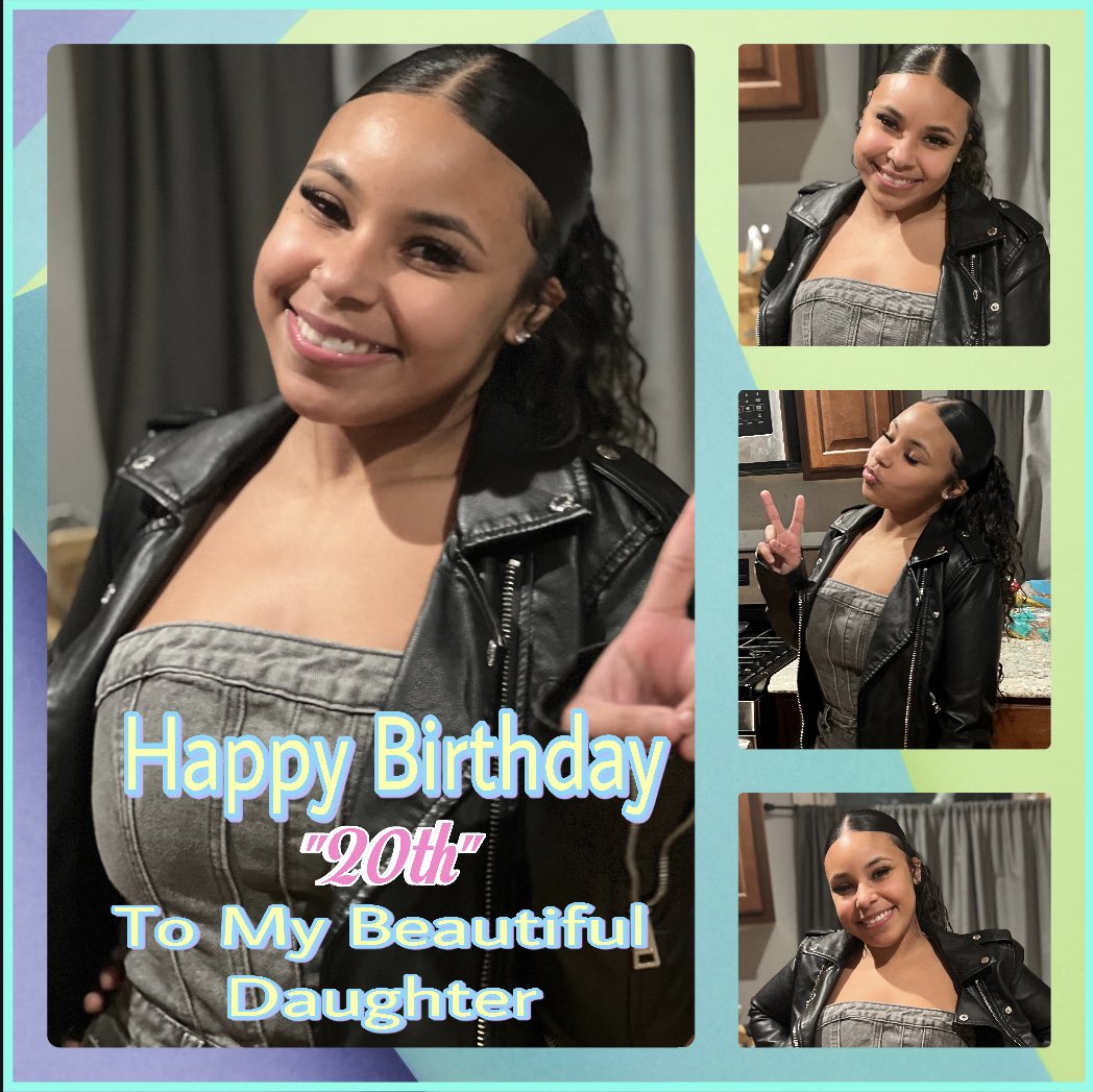 “HAPPY BIRTHDAY BABY GIRL”
You are EVERYTHING Mommy imagined you would be and more!!
I can’t believe my baby is 20yrs old! Where does the time go! #BlackGirlMagic #BlackDaughters #BlackMothers #HappyBirthday
#BlackTwitter
