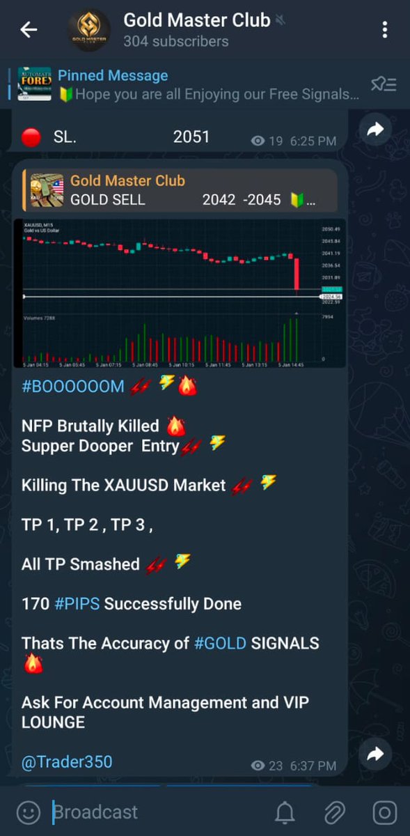 Ultimate GOLD signal group t.me/+L12uiSAqT2o5Z… 📊Click on the link to join our Free Forex Signal Group 📊98% accurate Signals 📊Click on the link below t.me/+L12uiSAqT2o5Z…