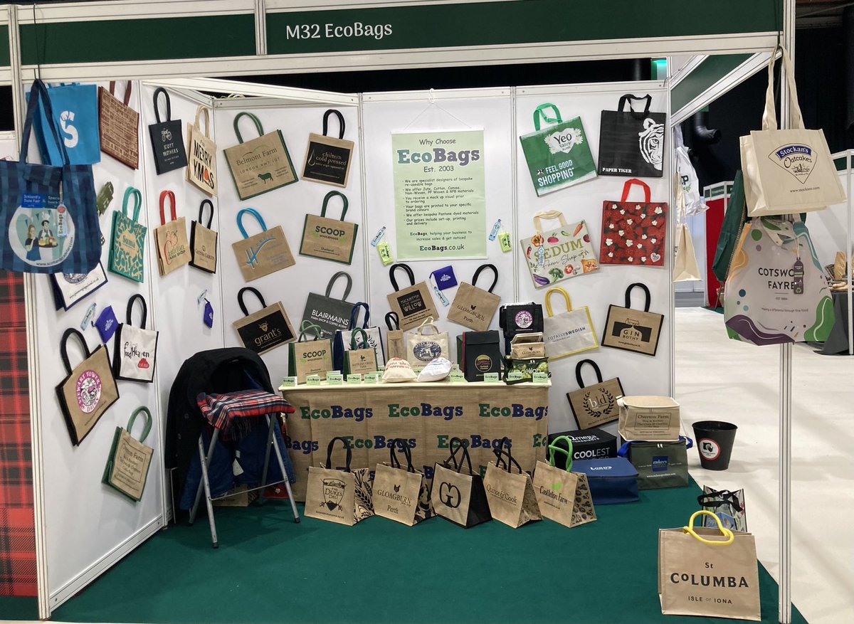 EcoBagsLtd's tweet photo. ……. and we’re off….. Stand M32 at @ScotTradeFair @SSFoodShow at @SECGlasgow - see you there - special offer when you flash your Show Bag available at the entrance 👍👍 https://t.co/6OMWMNGbcm