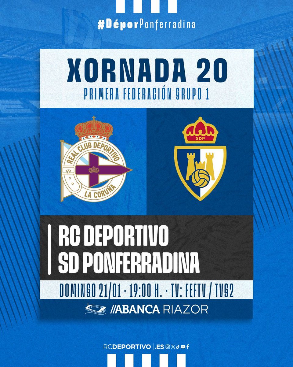 bus_ralo's tweet image. 💙 Está tarde juega el Dépor en Riazor 💙

El Dépor juega hoy contra la SD Ponferradina a las 19:00h, las líneas 3, 3A y 7 se desviarán para no pasar ni por Manuel Murguia ni por la avenida de Habana para facilitar el acceso de los deportivistas al estadio.

Abro hilo 🧵