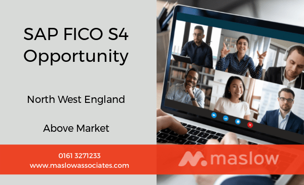 New Job! SAP FICO S4 Opportunity, Above Market + up to £11000 of additional yearly pay. - #NorthWestEngland.