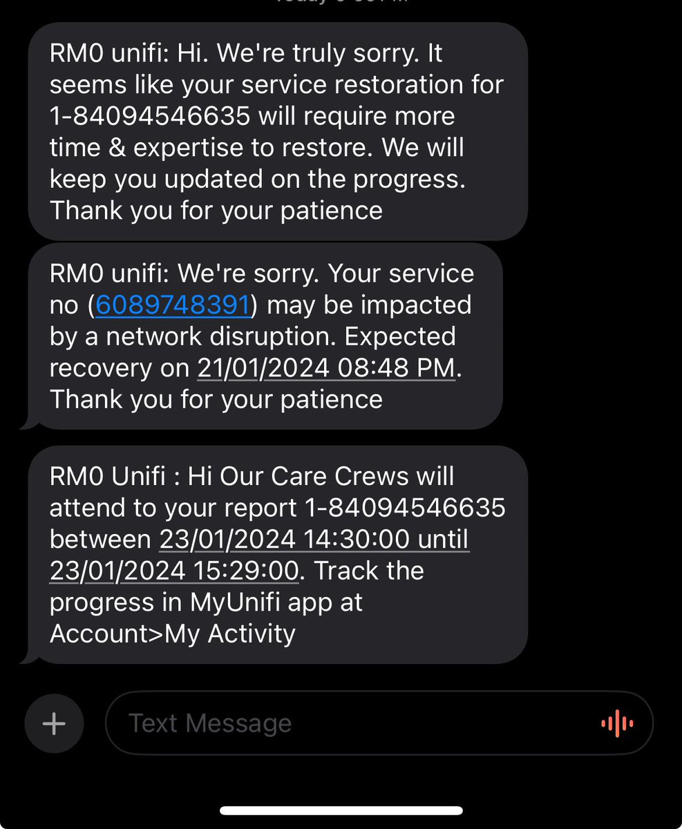 AkmalHzwnWhyono's tweet photo. @unifi selembab ini ka?.. breakdown 21 hb.. attend 23hb?? Ptg lagi tu... tiada shift ka kamu?.. improve la skit.. 2024 sdah.. masih benda lembab bgini.. terima kasih https://t.co/91wti5NICb