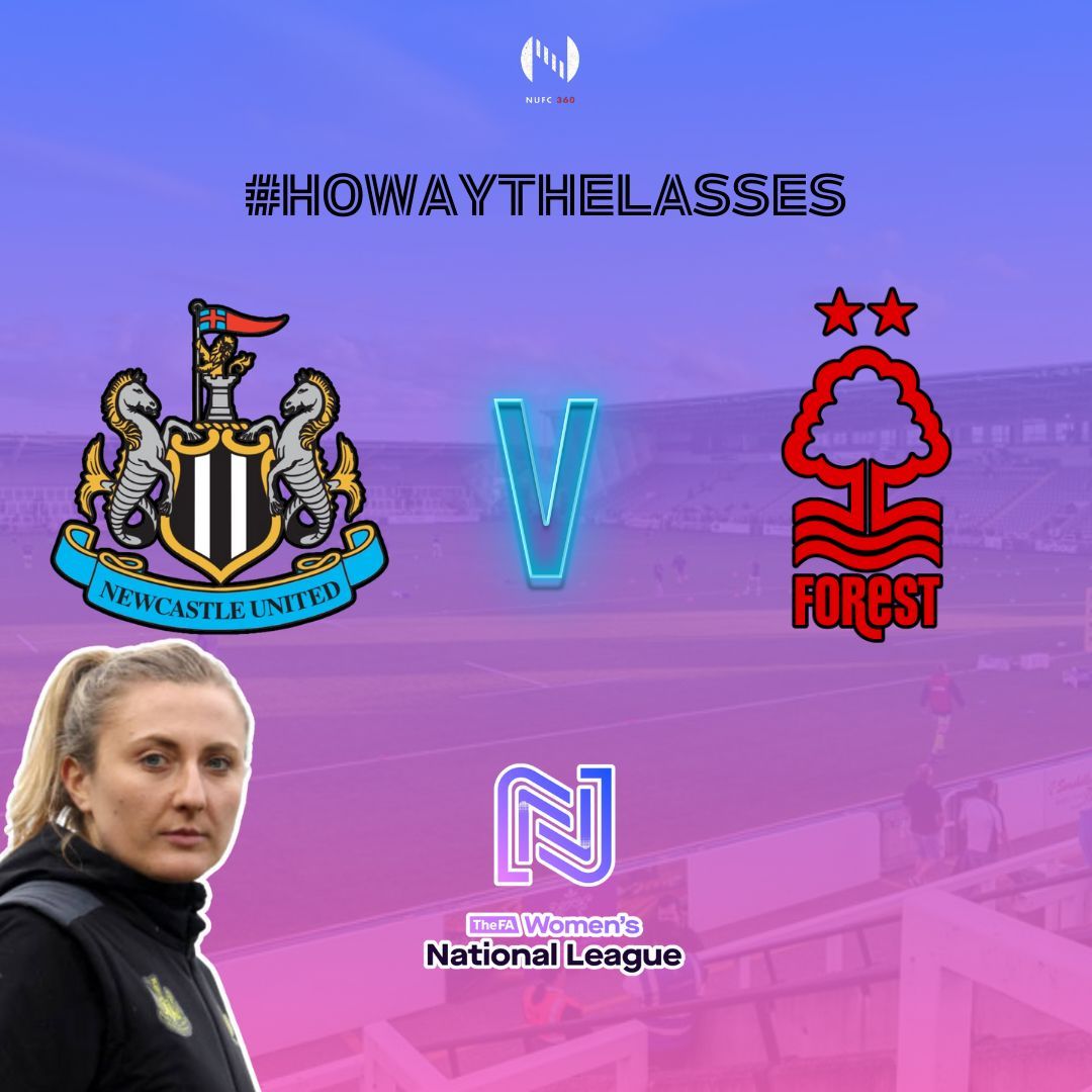 The lasses are back in league action as they face Nottingham Forest Women as they focus on their main goal of achieving promotion from the FA Women's National League Northern Premier Division. 📍 Kingston Park 🕗 2:00pm #NUFC