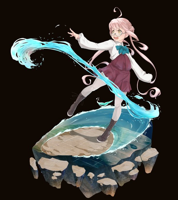 ビネットイラスト風に描いた巻雲と
ハロウィン北上だったと思う…('・ω・`)
 #何だっていい過去作品を掲載するチャンスだなんてい
#艦これ 