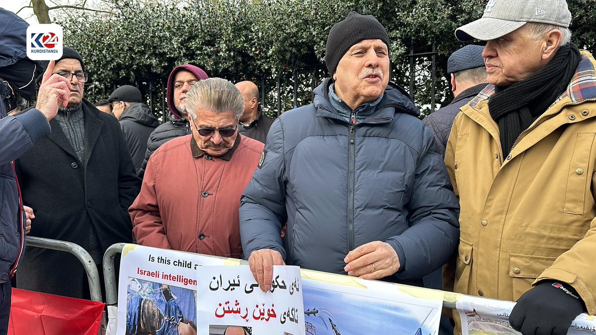 KurdistanWatch's tweet photo. Despite the presence of hundreds of thousands of Kurds in the U.K., fewer than 200 people attended a protest in front of Iran embassy in London to protest the attack on Erbil.

On the same day, KRG PM Barzani visited the UK, but solely to visit his son (more on this later). https://t.co/rabDoieADp