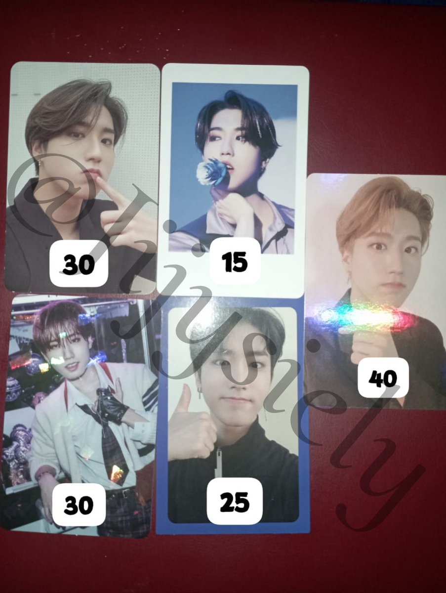 ❗[HELP RT] ❗
🧸 WTS/Want To Sell(in rush)🧸
Photocard aab han jisung official
[CLEARANCE SALE]
- greenproject
- md maniac
- glitter cevel
- blueborder levanter
- nacific 
🌻 TAKE ALL ONLY 75K
🌻 DETAIL? DM
🌻 NEGOTIABLE 

Ayo guys bantu abisin hanjis nya❤️