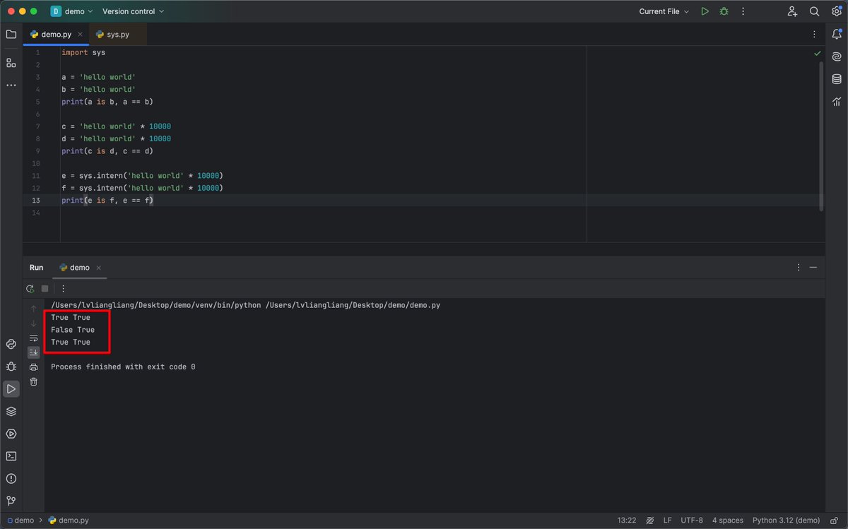 lv_liangliang's tweet image. Can anyone explain why that is？🧐🧐🧐
#python #pythonstring