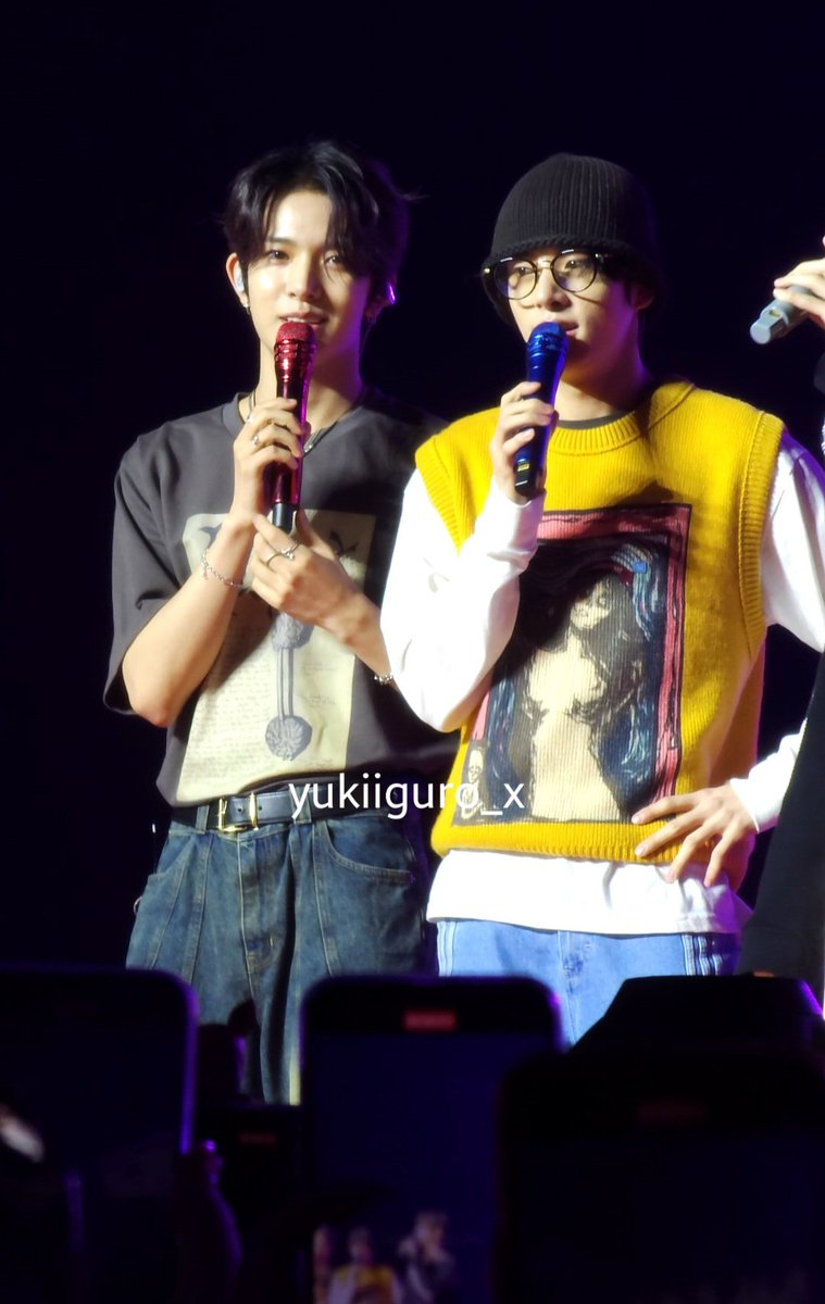 Twin ! 💛 
 #FATE_IN_SINGAPORE #ENHYPEN_JAKE #JAKE #HEESEUNG #ENHYPEN_HEESEUNG