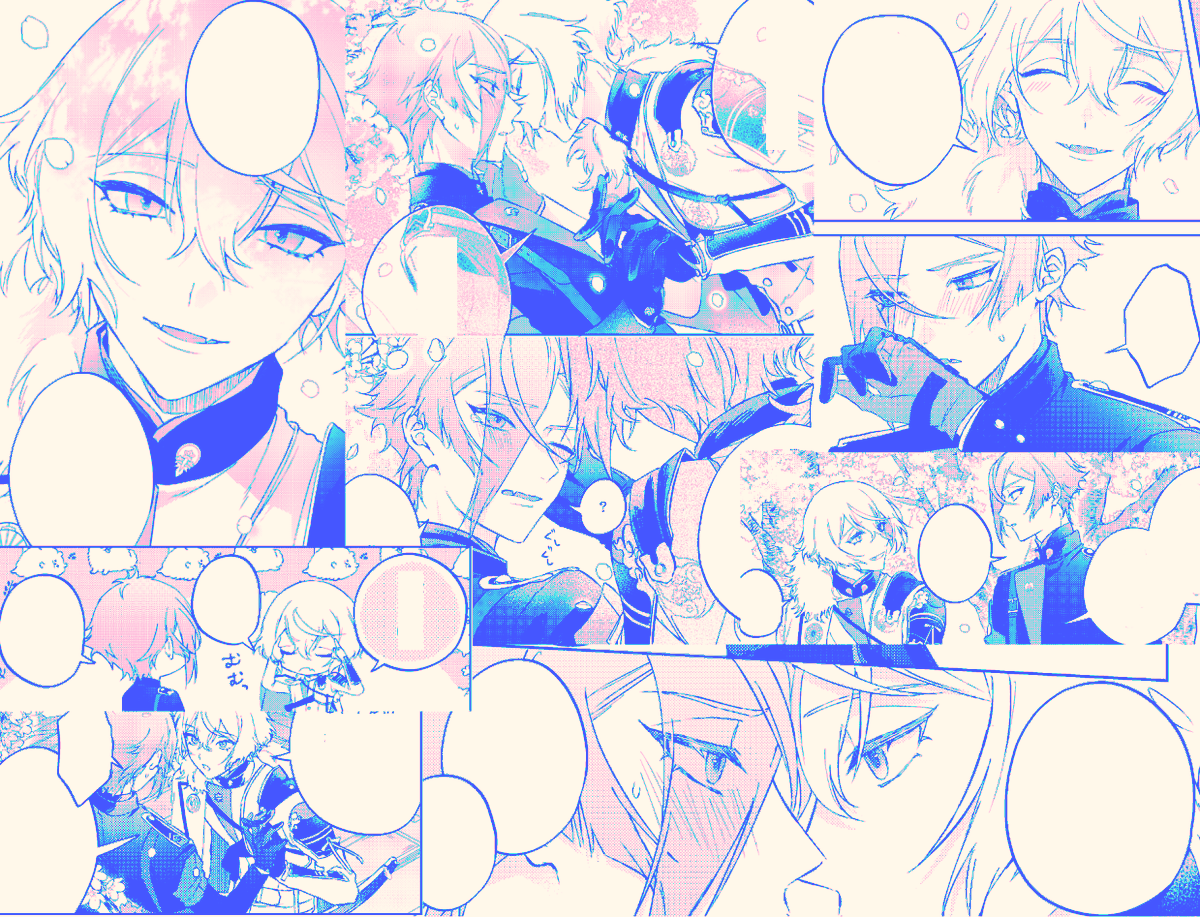 新刊サンプル【2/2】  「綻びの花を愛でれば」 1/28閃華 東5ホール ト50a pixiv|https://www.pixiv.net/artworks/115361587 通販|https://ec.toranoana.jp/joshi_r/ec/item/040031129911/  今回はお友達のゆのさん(にゲスト寄稿していただきました!ワーイ!ありがとう!🌸