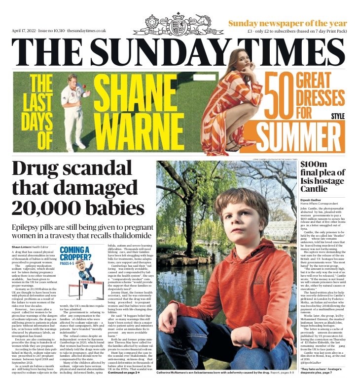 Want to know more about valproate and the scandal? Here's my original investigation and thread from The Sunday Times in 2022: 

x.com/shaunlintern/s… #compensationforvalproate