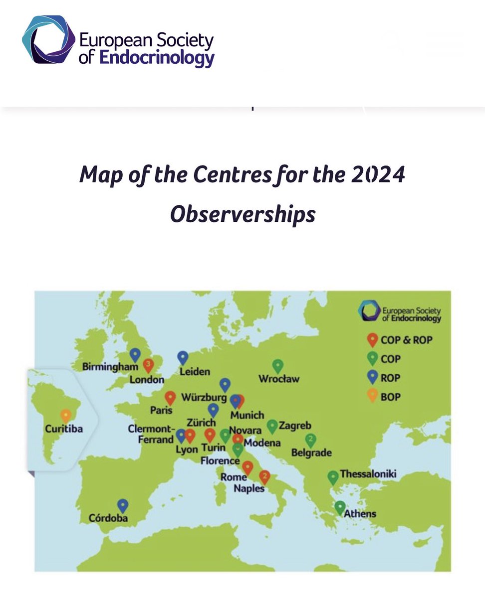 The <a href="/EYEScientists/">EYES</a> Observership Programme enables <a href="/ESEndocrinology/">European Society of Endocrinology (ESE)</a> Early Career Investigators from Europe to grow and learn during a short, one-month stay in an endocrine centres of special interest.

Do not miss to apply for this great opportunity! <a href="/ENEAssoc/">ENEA</a>