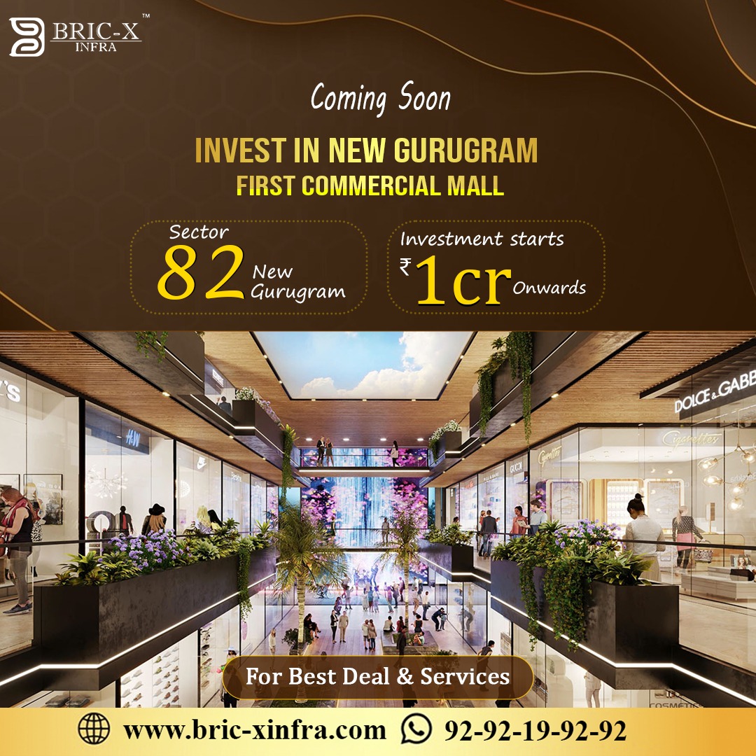 Exciting News! Invest in the future of commercial excellence at an upcoming mall in Sector 82, New Gurgaon. Be a part of the booming business landscape and secure your place in this vibrant commercial hub.

#InvestmentOpportunity #Sector82 #NewGurgaon #CommercialHub