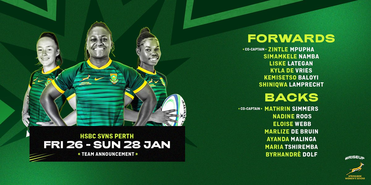 Two stalwarts are back for the #BokWomen7s trip to Perth