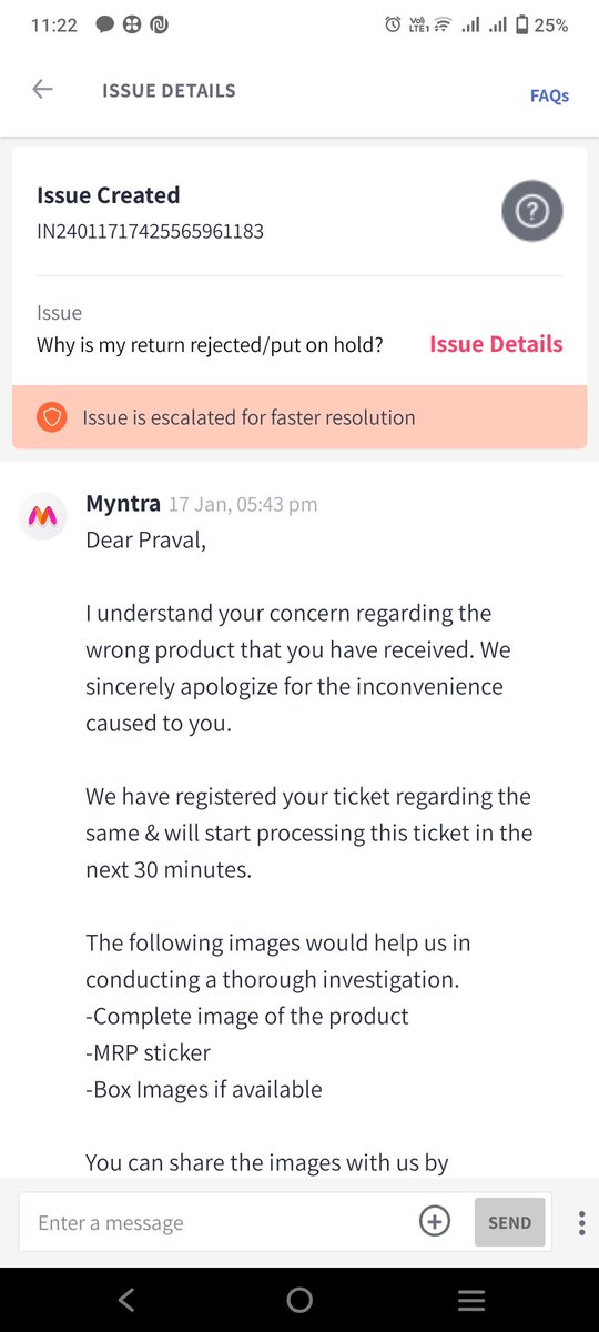 PravalTomar0's tweet photo. @MyntraSupport please help Myntra https://t.co/XMibGo67Vt