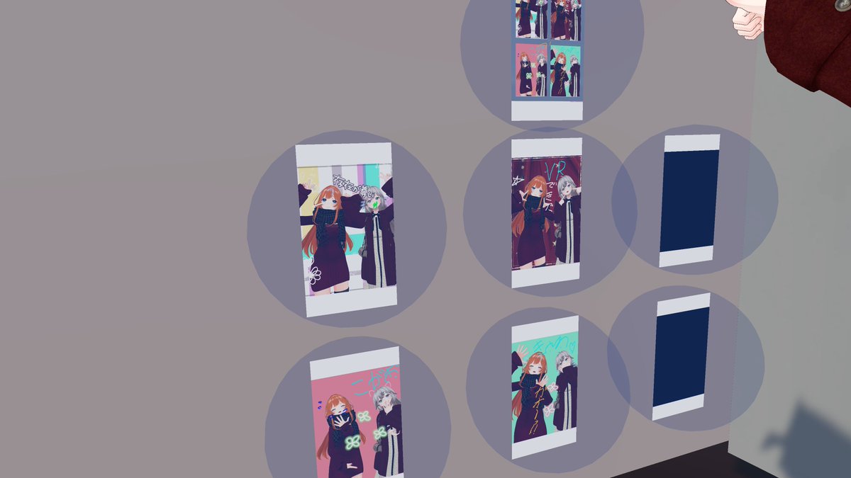 yilingvr's tweet image. ぶいぷりっ！
By れぐふぉい

これはすごい技術っ！
プリクラにラクガキできるし
出来上がった写真を
カメラを球体に突っ込むと
3枚目のように撮れる！！
Quest対応だし、ぜひ行ってほしい！！

#VRChat 
#VRChat_world紹介