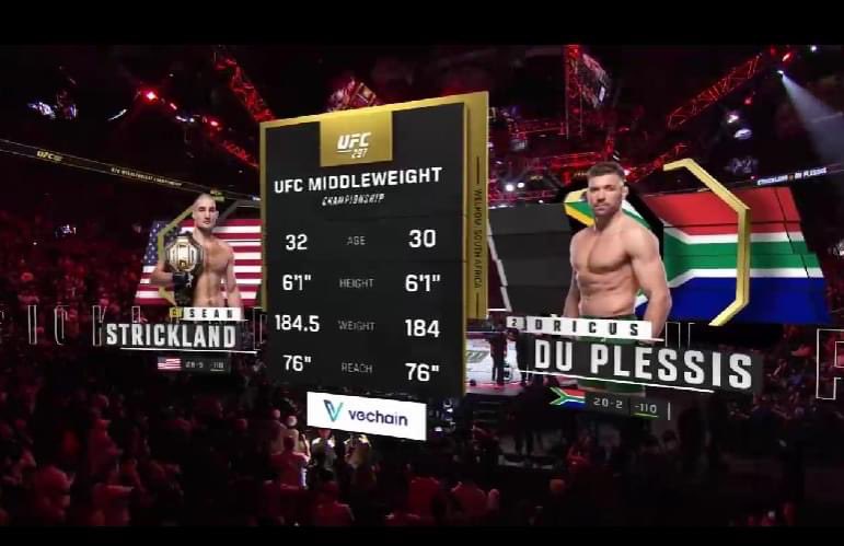 Main fight of the ufc 297 sponsored by <a href="/vechainofficial/">VeChain</a> and <a href="/cryptocom/">Crypto.com</a> 
#CryptoCommunity