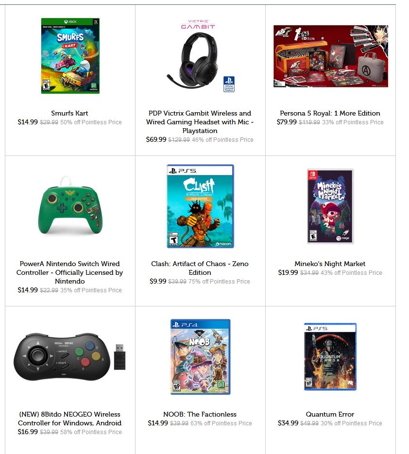 Video Game Sale via Woot (Amazon Prime Eligible). New Price Drops. ow.ly/TEPe50Pp3pZ