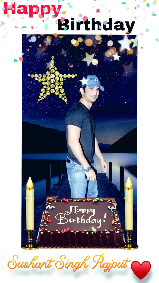 ATUL7735's tweet photo. @itsSSR Heaven is adorned with your angelic presence today, making it the luckiest place. Your light continues to bless both heaven and our lives.✨

Happy Birthday SUSHANT 💫❤️

Celebrating Sushant Day with love and fond memories. 🎂✨🌙 

#SushantDay #SushantMoon ❤️ https://t.co/7VhaBDaFgJ