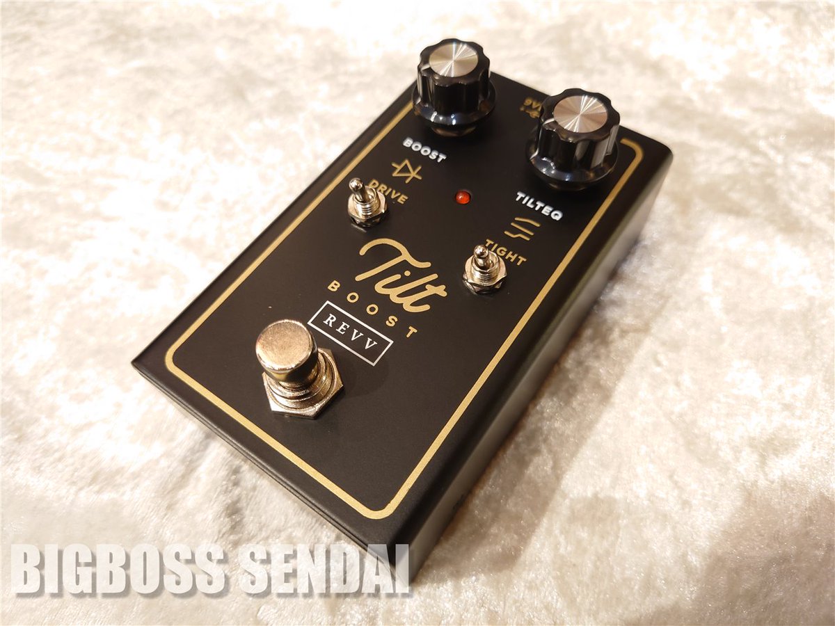 bbsendai's tweet photo. 📢新商品情報📢
#RevvAmplification より
Tilt Boost が入荷‼️
ブーミーになりがちな従来のブースターとは一線を画す正統派クリーン・ブースター‼️
Driveスイッチを使うことでオーバードライブペダルとしても使用可能👍
詳細はこちら↴
https://t.co/8RBLtqU1Iq
#BIGBOSS仙台 https://t.co/uPHhQQNFy7