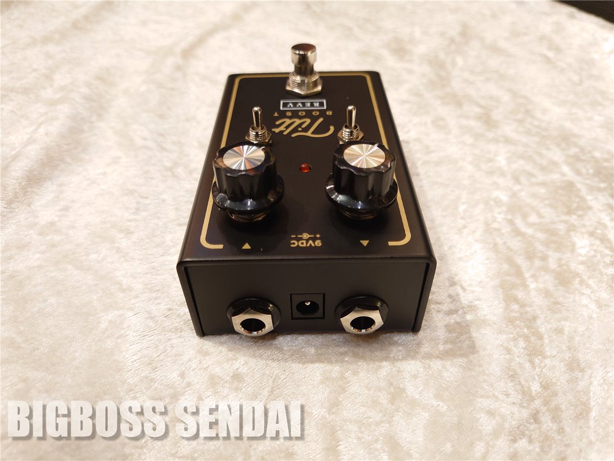 bbsendai's tweet photo. 📢新商品情報📢
#RevvAmplification より
Tilt Boost が入荷‼️
ブーミーになりがちな従来のブースターとは一線を画す正統派クリーン・ブースター‼️
Driveスイッチを使うことでオーバードライブペダルとしても使用可能👍
詳細はこちら↴
https://t.co/8RBLtqU1Iq
#BIGBOSS仙台 https://t.co/uPHhQQNFy7
