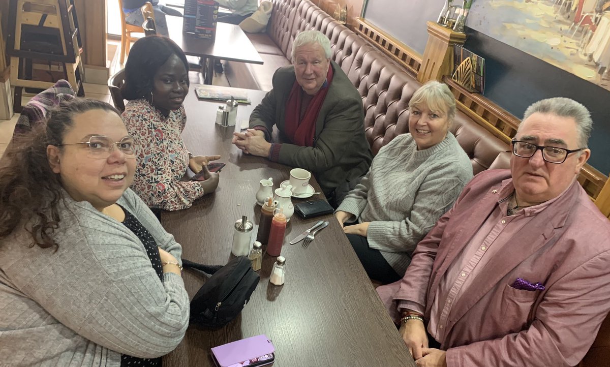 New members of Rotary who have joined @RotaryHub meet together at the Palace Cafe for fellowship and a chat about plans at our Hub.