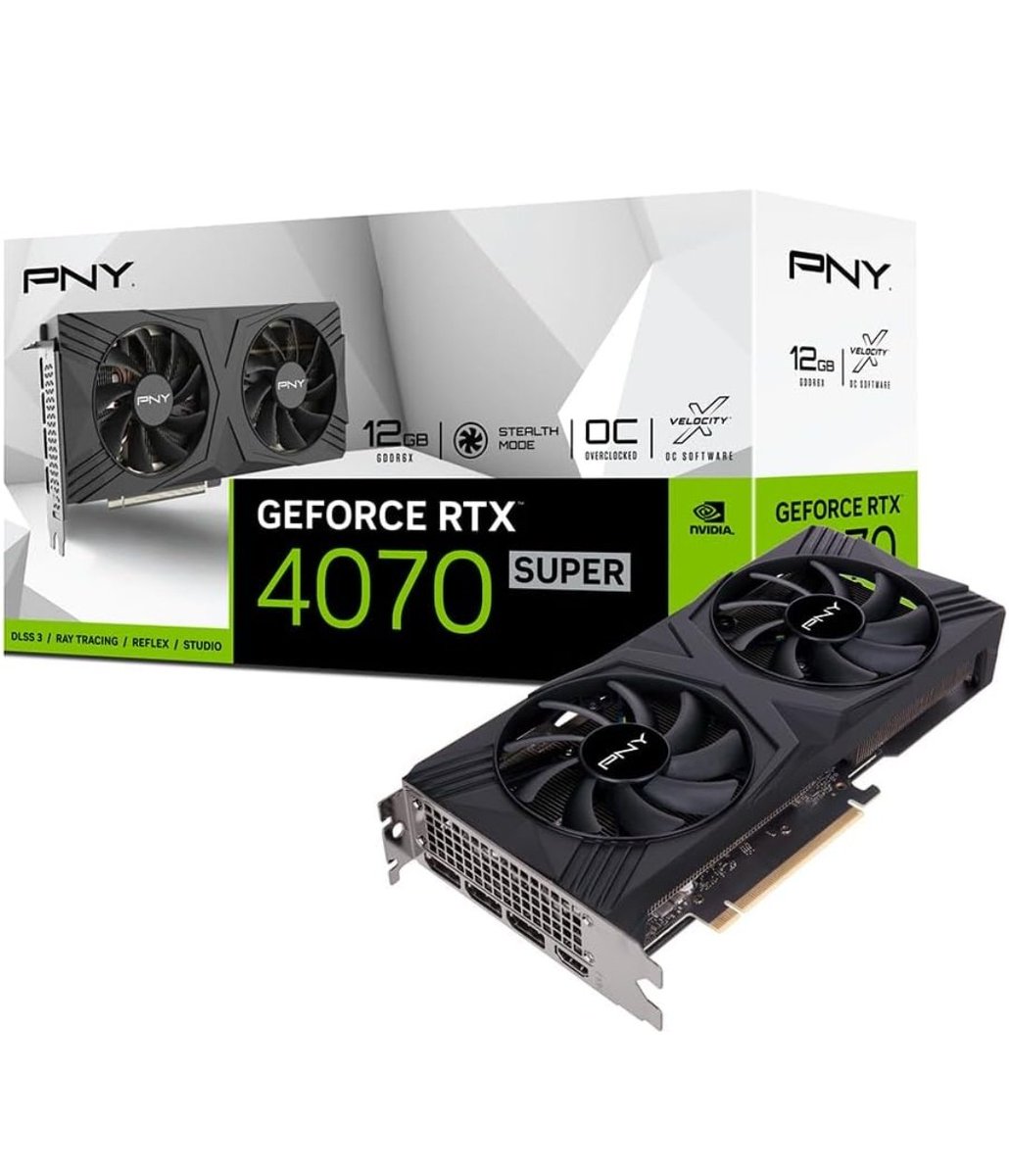 StateOverse's tweet photo. โ ๏ธ๐ฅALERT๐ฅโ ๏ธ
#Statoversians!
๐๐๐
๐ซถ
NVIDIA RTX 4090 Series ASUS ROG-STRIX-RTX4090-O24G-
GAMING is AGAIN up for on Amazon for ONLY ($2,299.99)!
#StateOTech #GamersUnite
TSO'VIN!!
https://t.co/Dd1wEfkl73
NVIDIA RTX 4070 Super Series PNY RTX 4070 SUPER 12GB VERTO OC Dual Fan (VCG4070S12DFXPB1-O) -
($599.99) ๐๐ฅ IN STOCK
https://t.co/R4x9Comlgt #ad